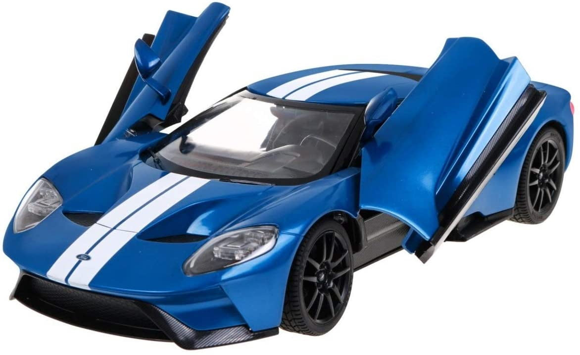 Masina cu telecomanda ford gt albastru cu scara 1 la 14