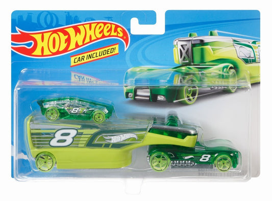 Hot wheels set camion si masina sport wingstorm