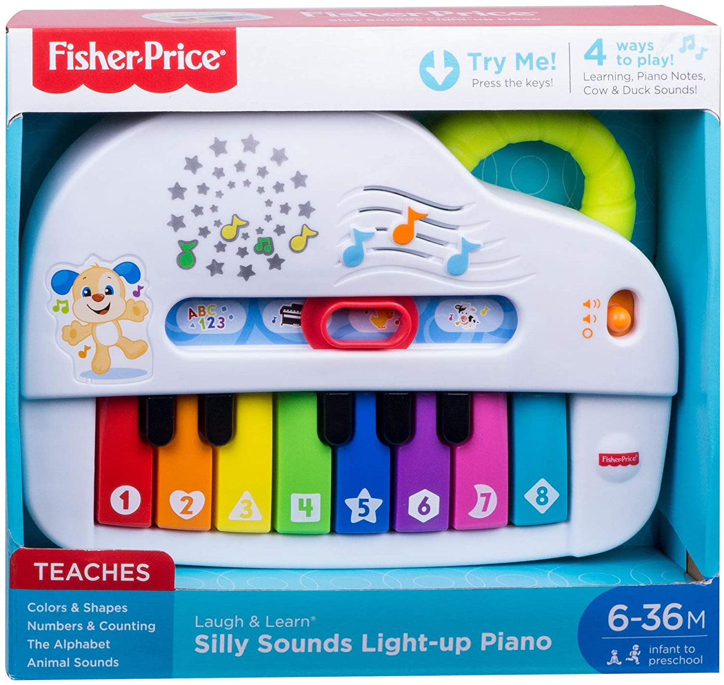 Fisher price pianul interactiv in limba romana