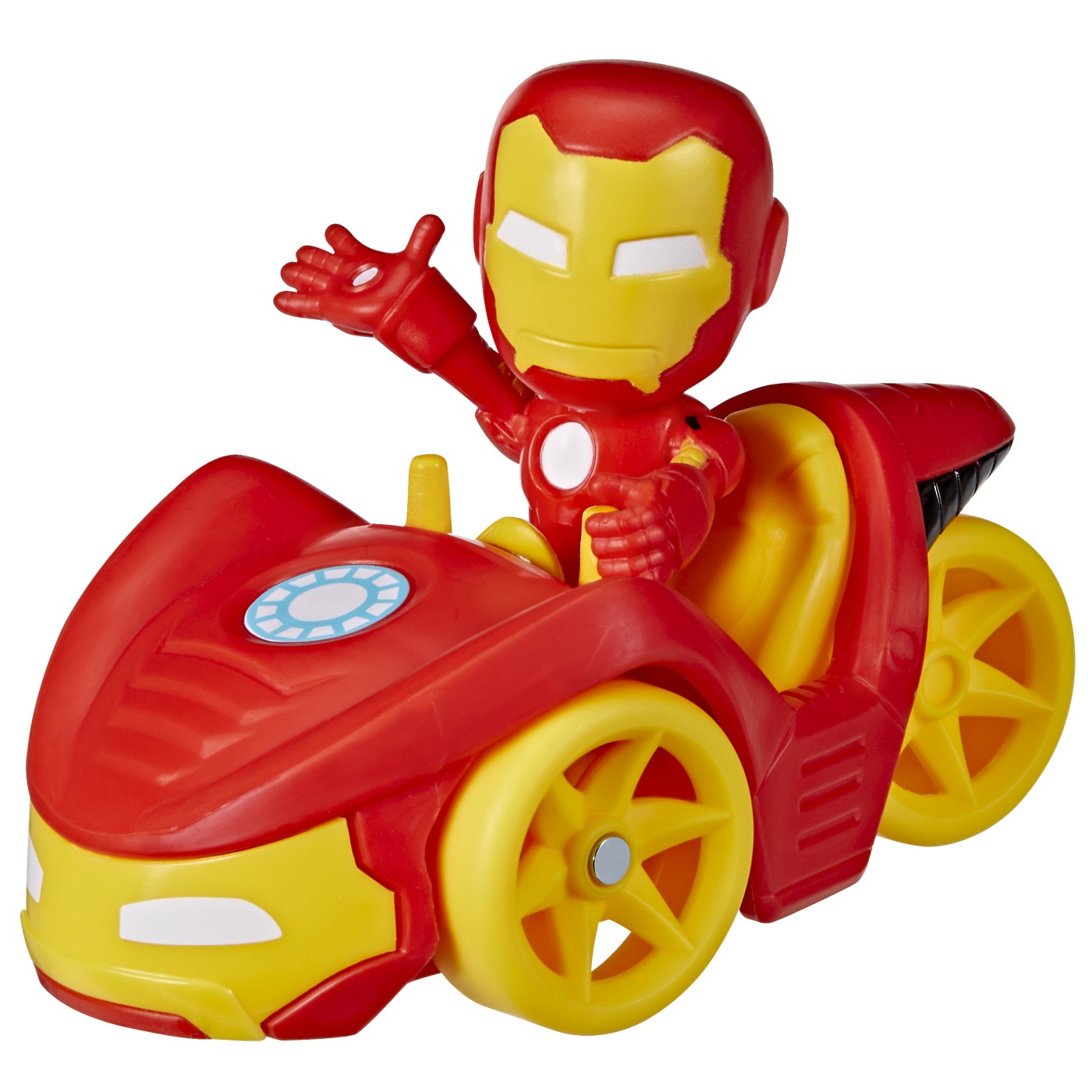 Spidey prietenii extraordinari set vehicul si figurina iron man