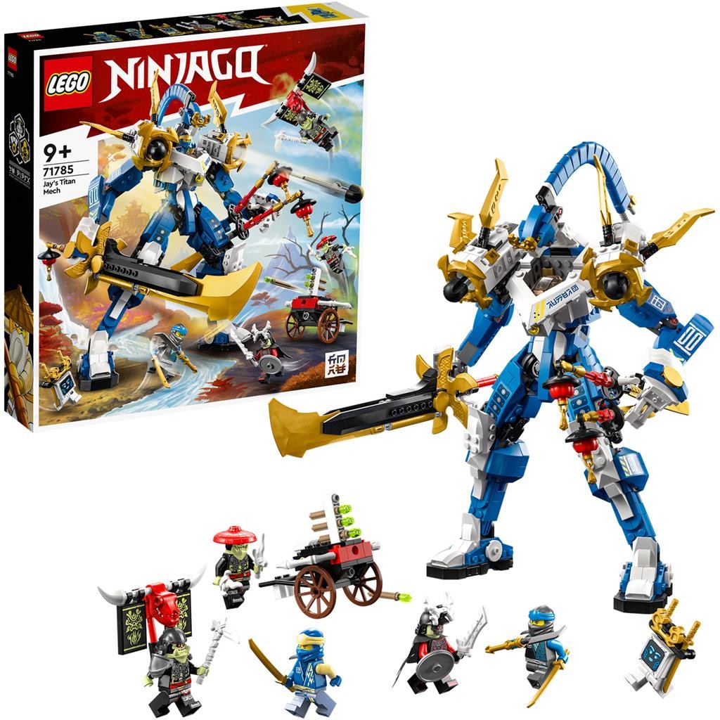 Lego ninjago robotul titan a lui jay 71785