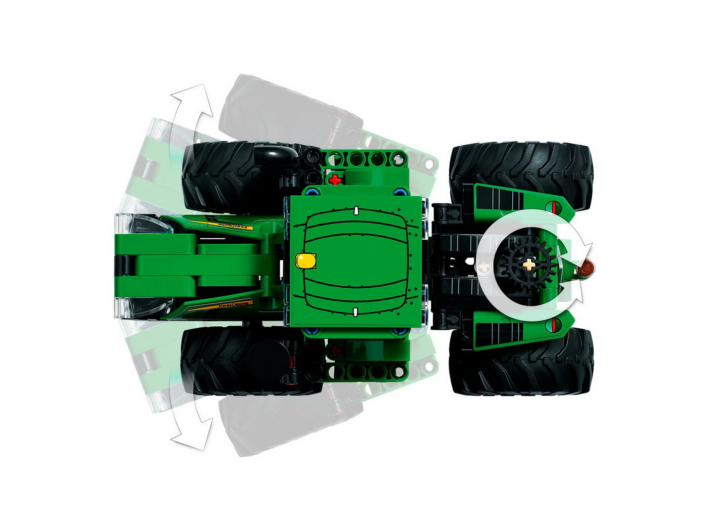 Lego technic tractor john deere 42136