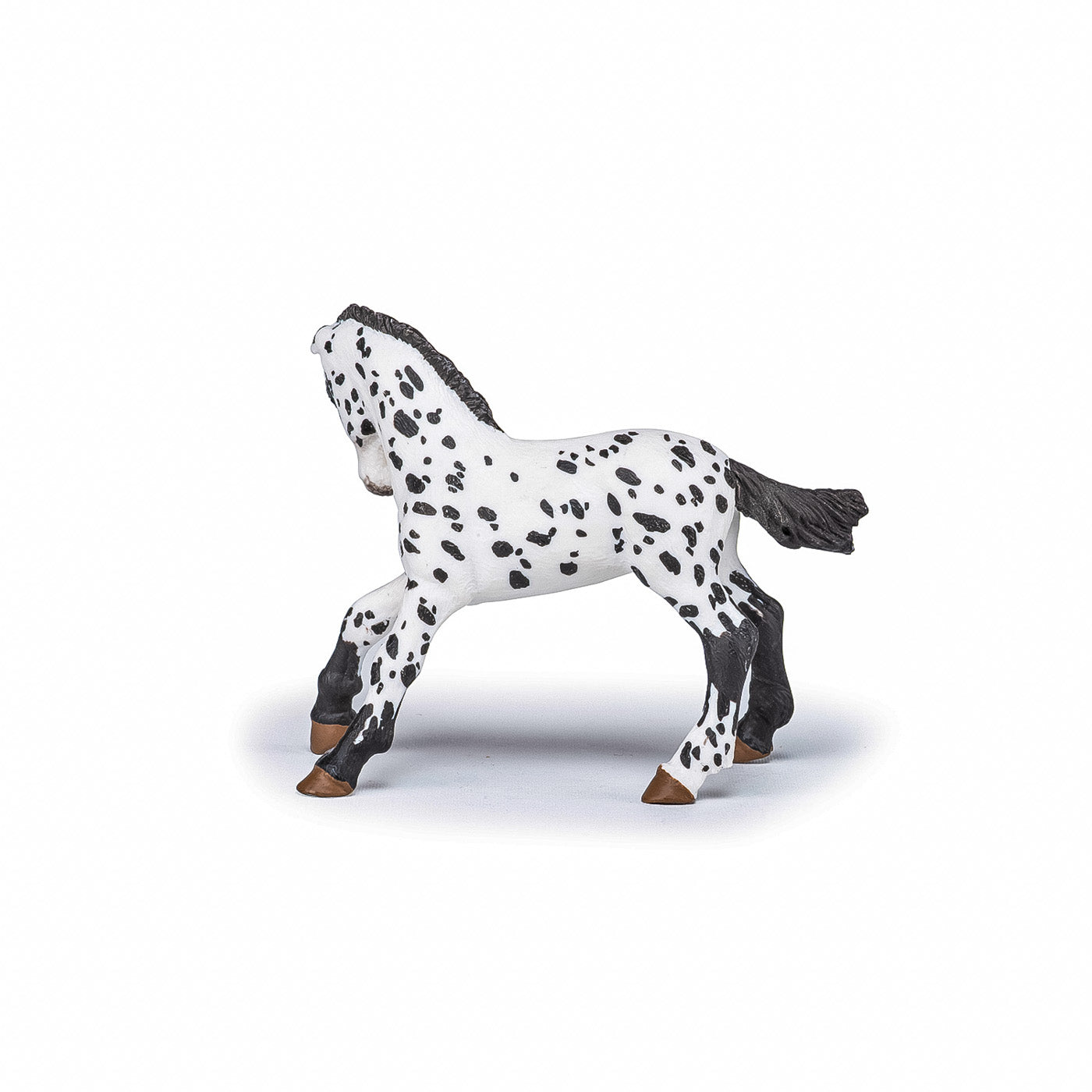 Papo figurina manz appaloosa negru