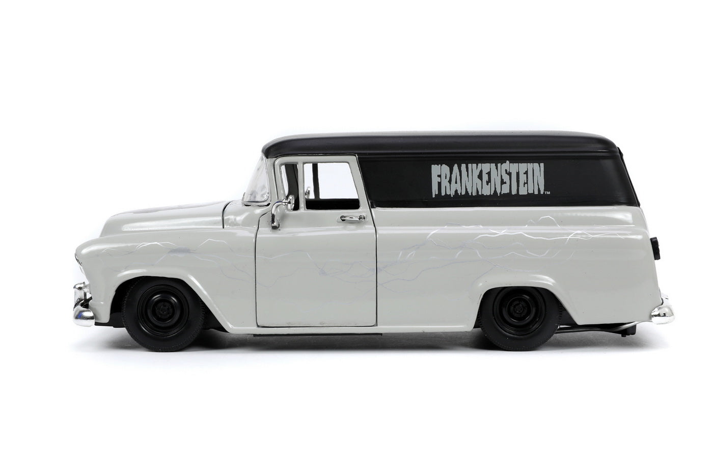 Set masinuta 1957 chevy suburban si figurina frankenstein