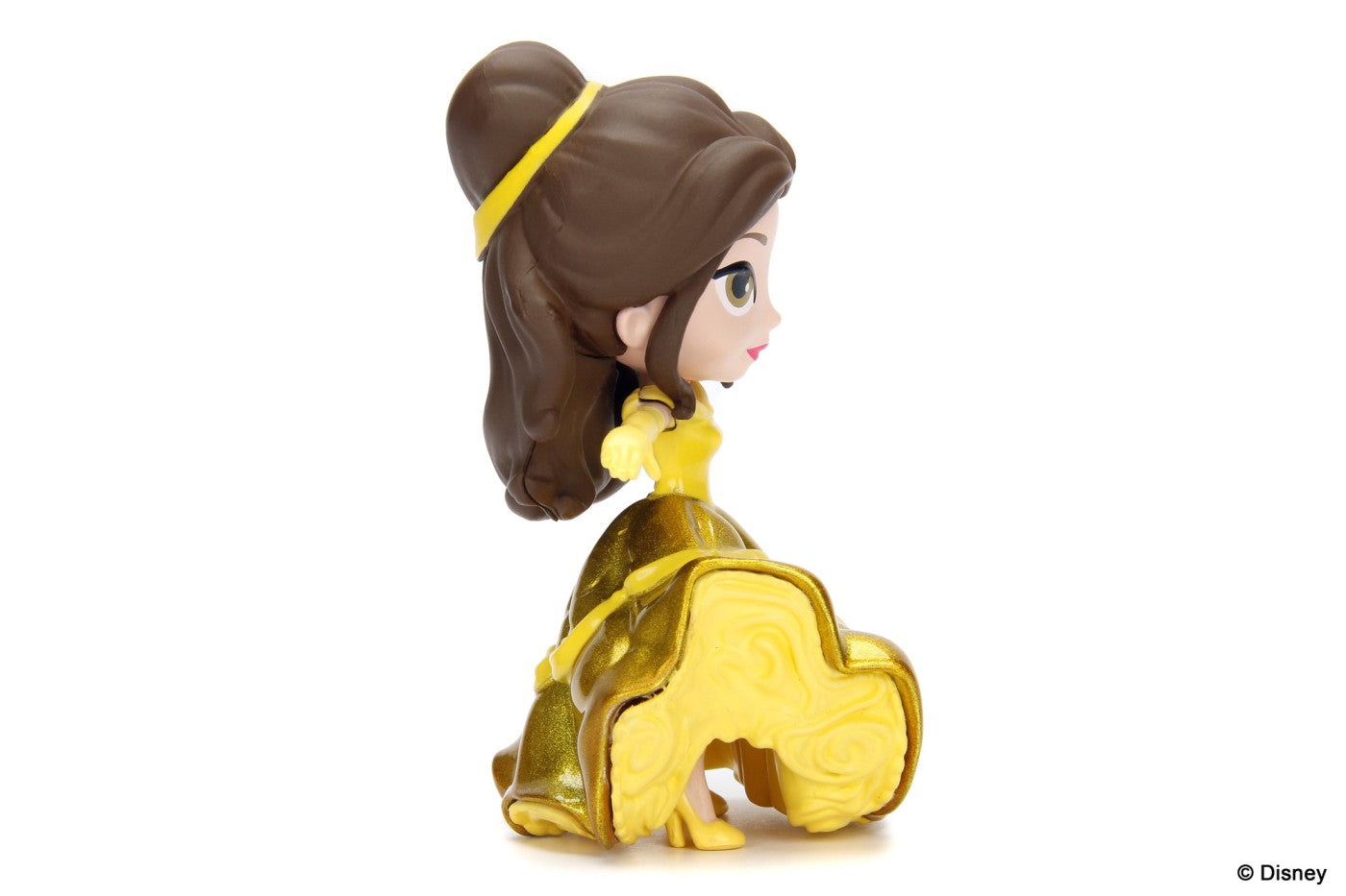 Jada figurina disney princess belle cu rochita aurie 10cm