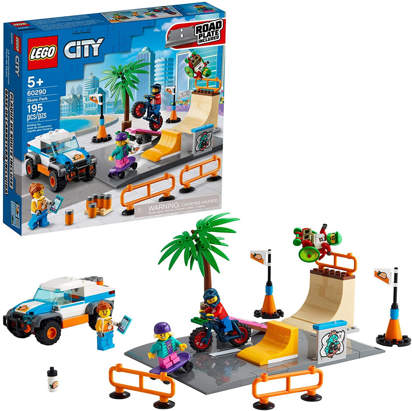 Lego city  parc de skateboarding 60290