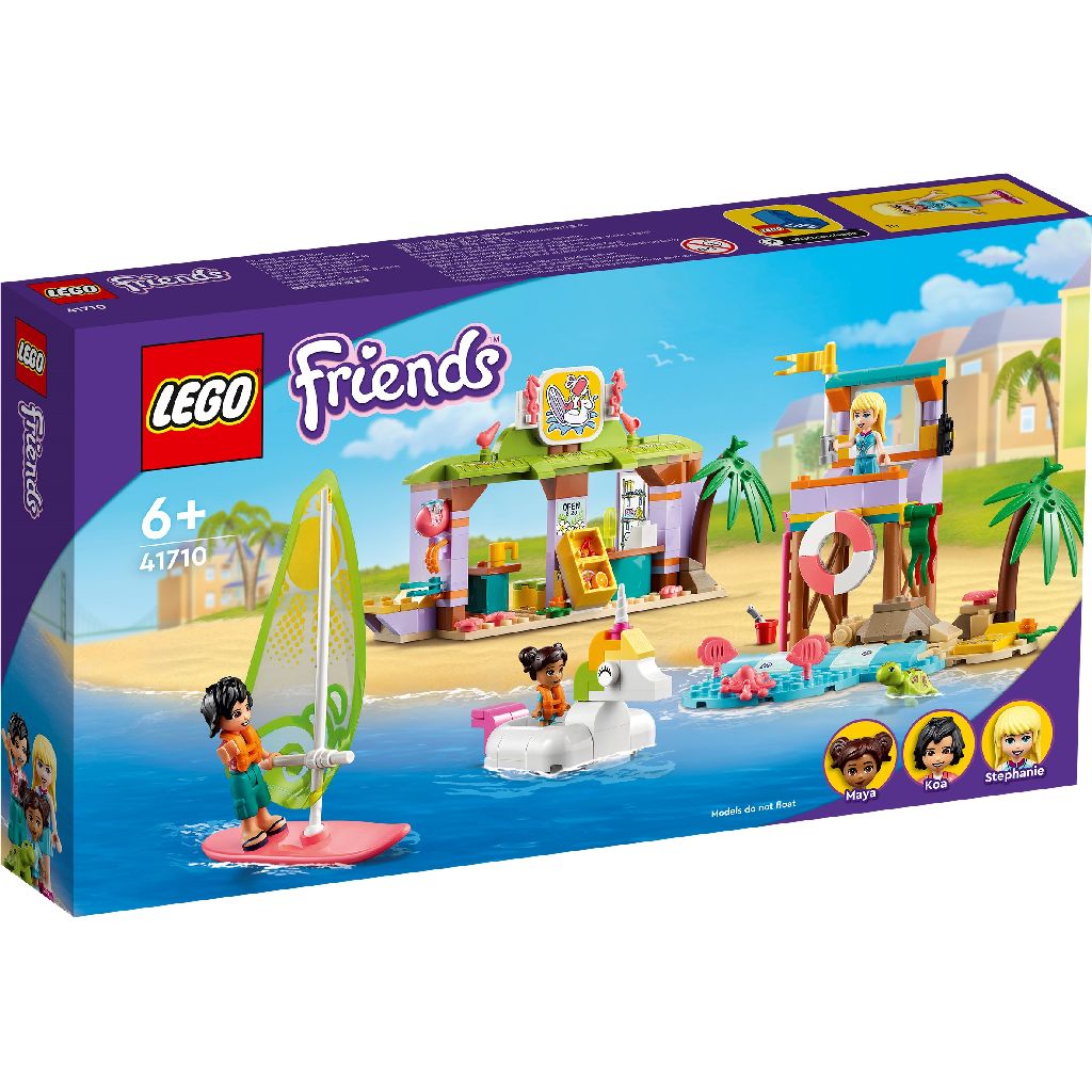 Lego friends distractie pe plaja de surf 41710