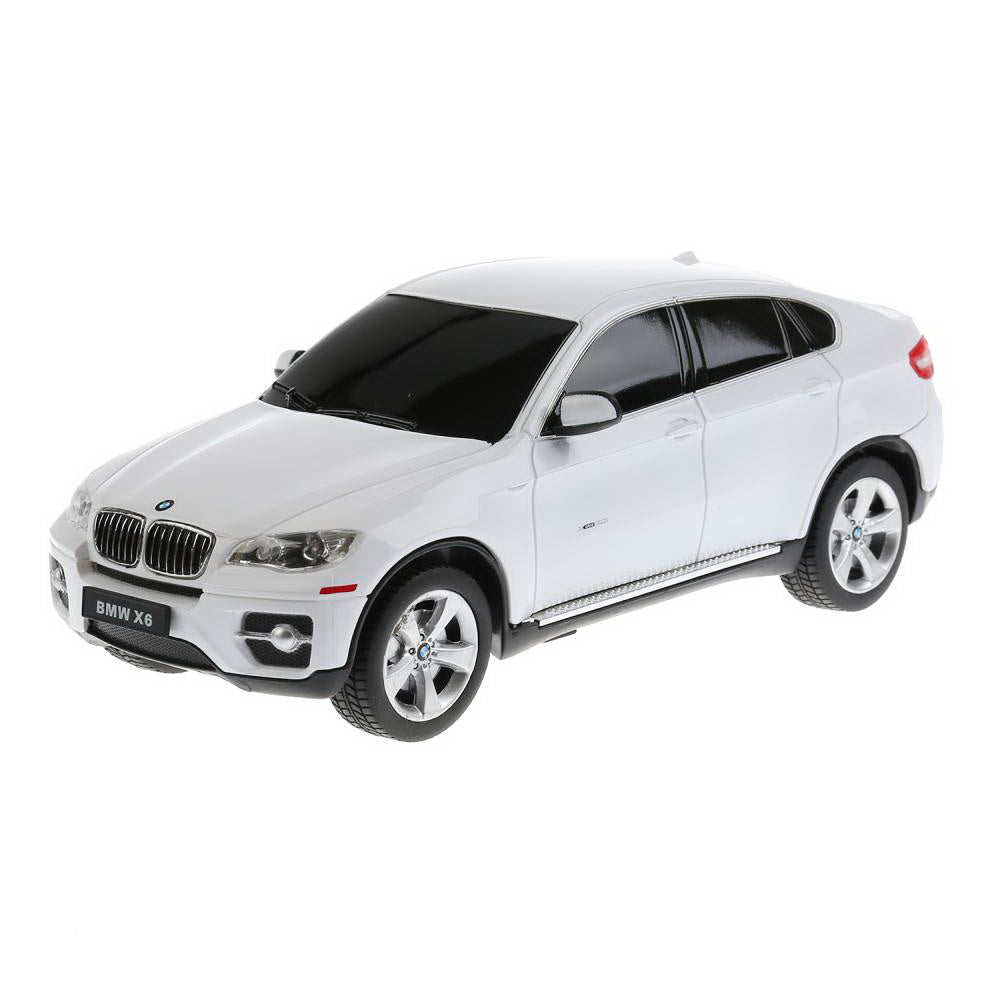 Masina cu telecomanda bmw x6 alb cu scara 1 la 24