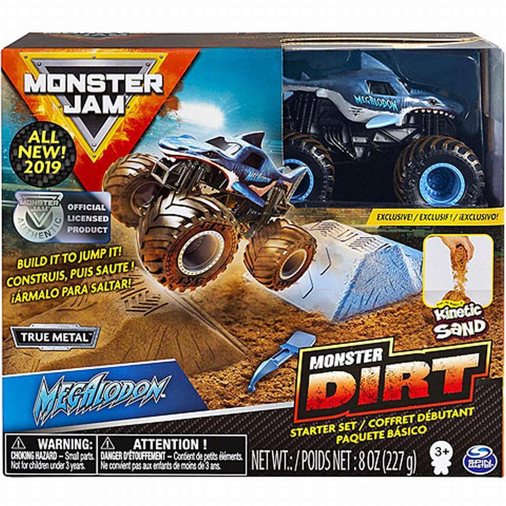 Monster jam set camioneta cu nisip megalodon