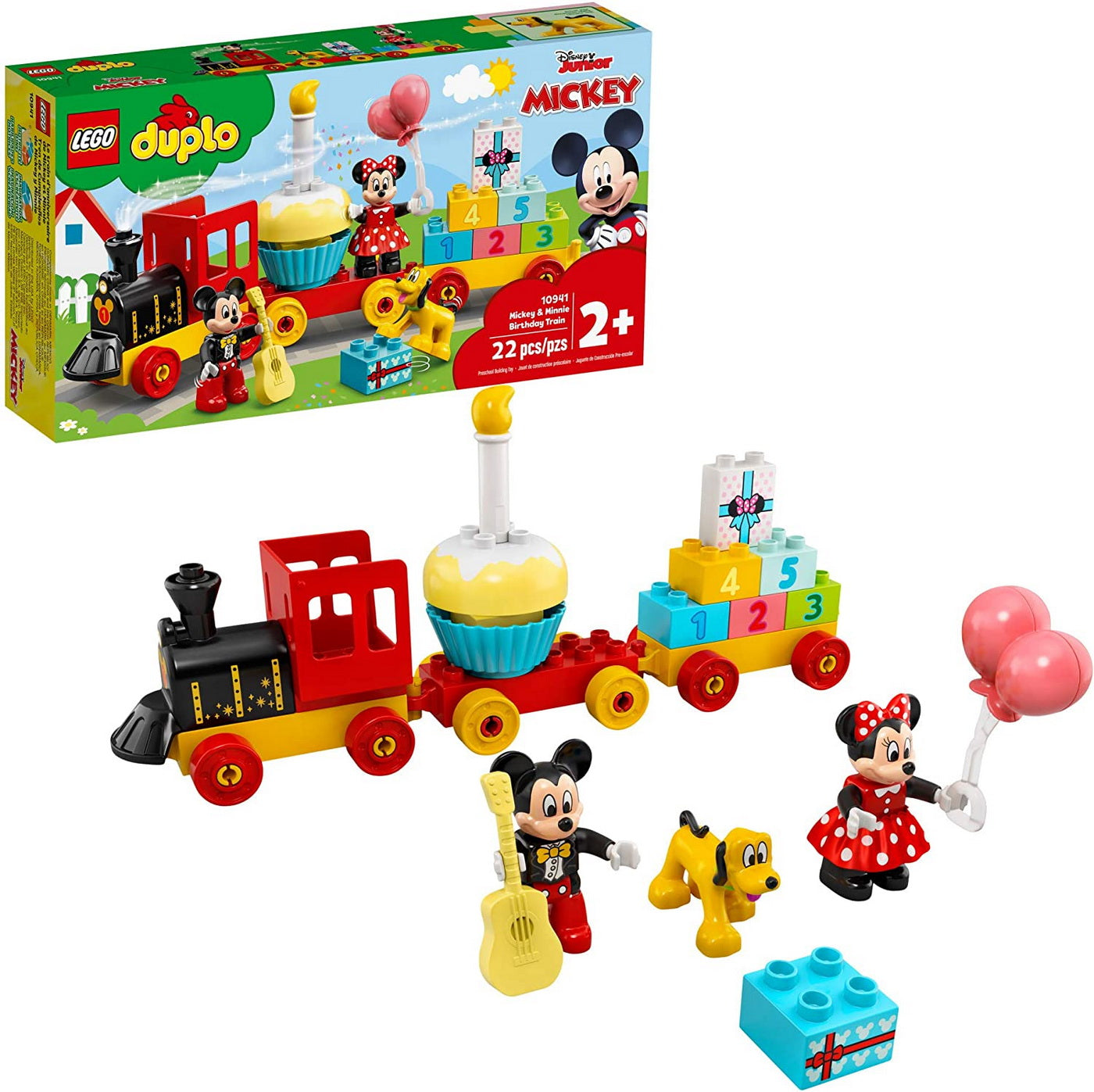 Lego duplo  trenul zilei aniversare mickey si minnie 10941