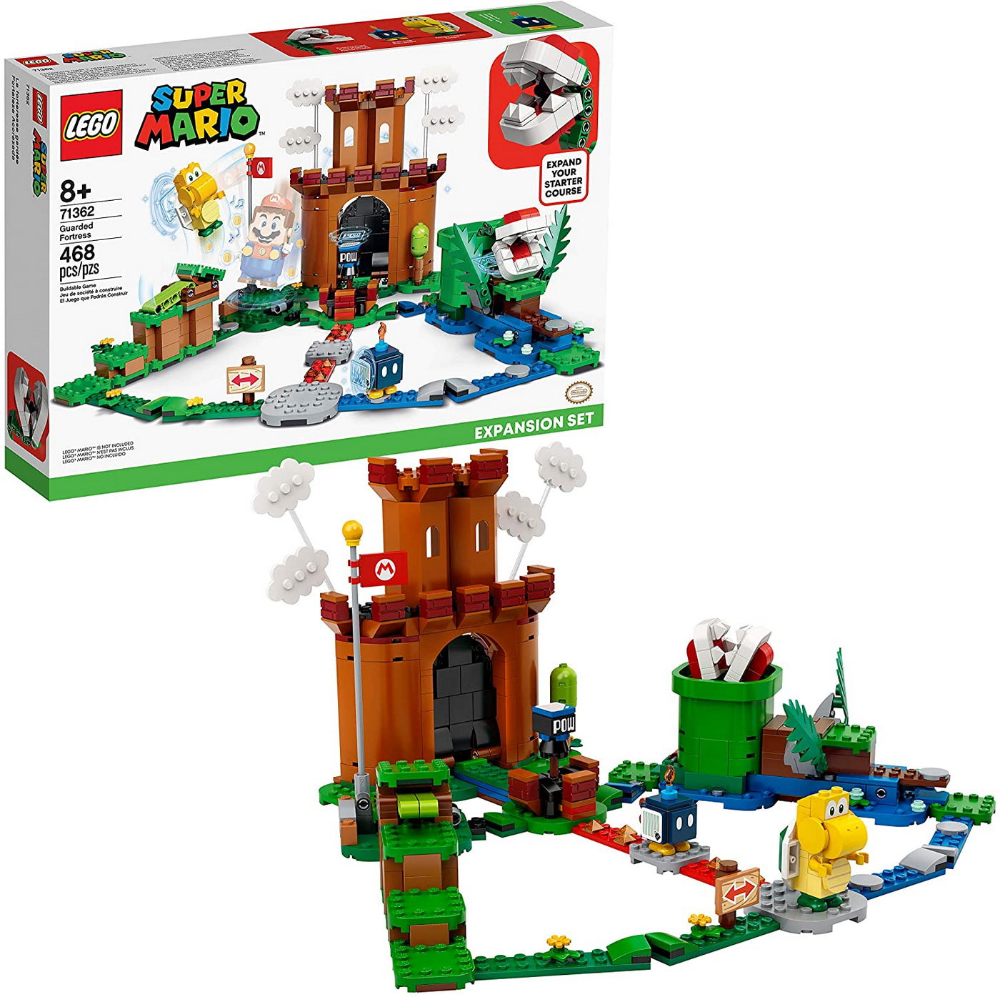 Lego super mario set de extindere fortareata pazita 71362