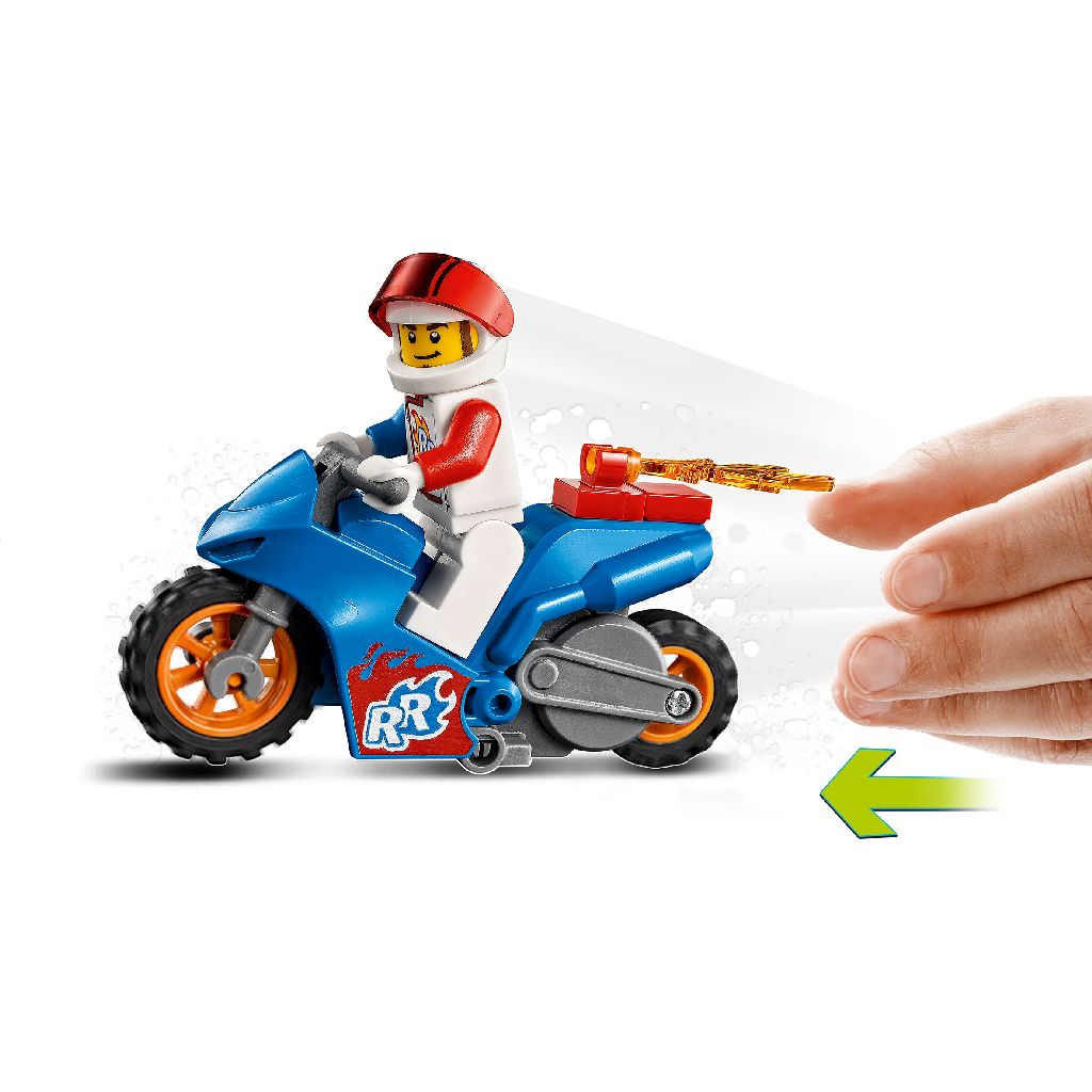 Lego city motocicleta de cascadorie-racheta 60298