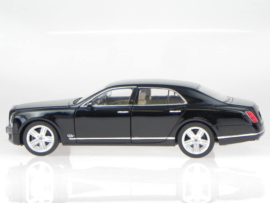 Masinuta metalica bentley mulsanne neagra scara 1 la 18