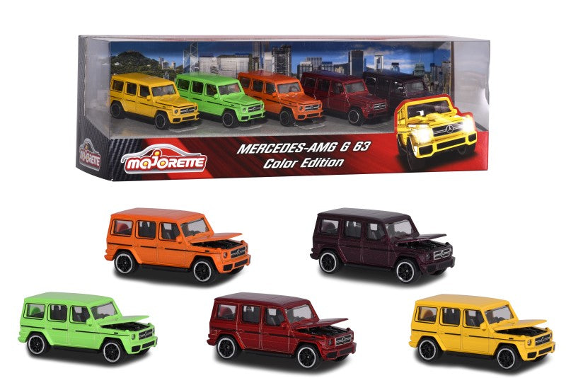 Majorette set 5 masinute mercedes amg g63