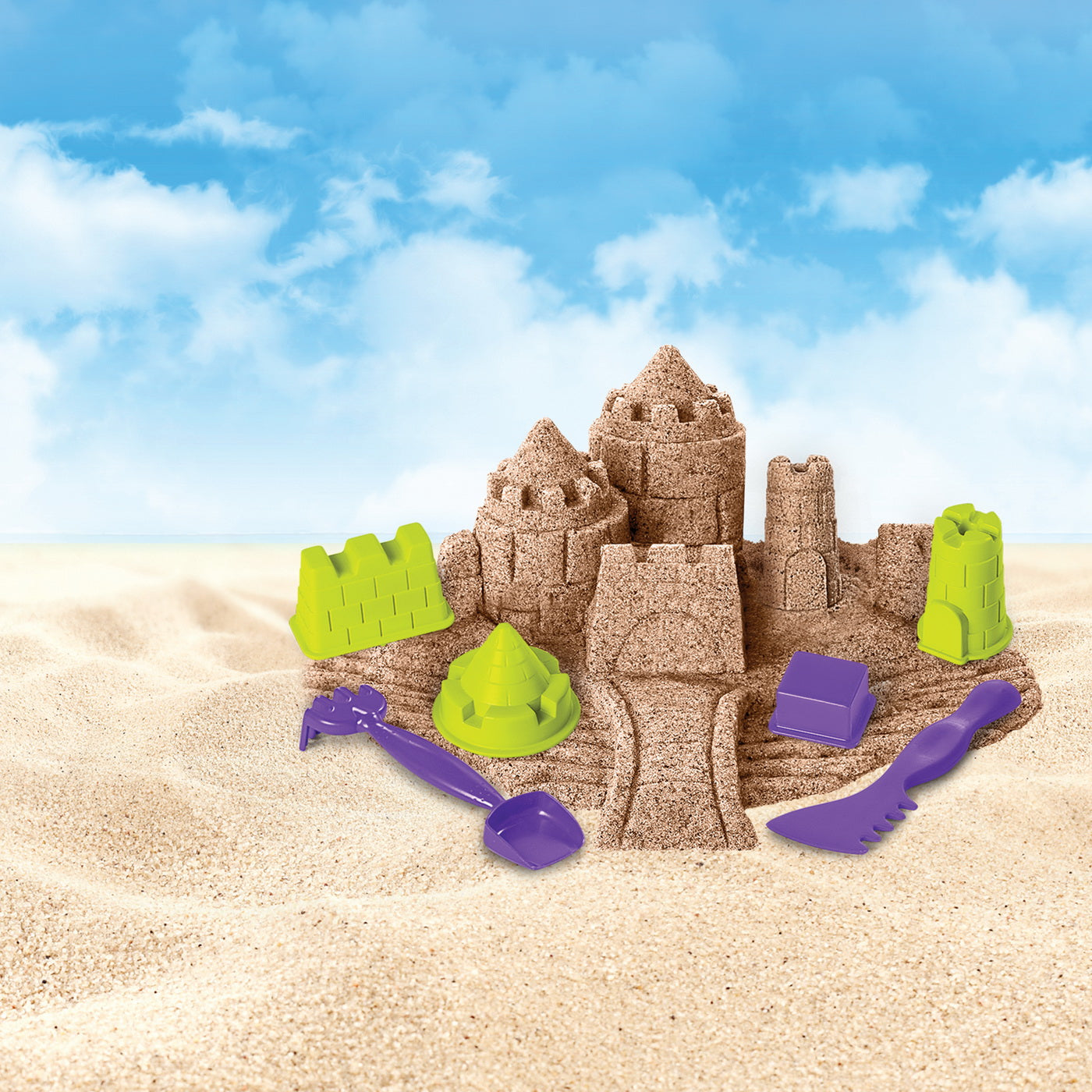 Set kinetic sand o zi la plaja