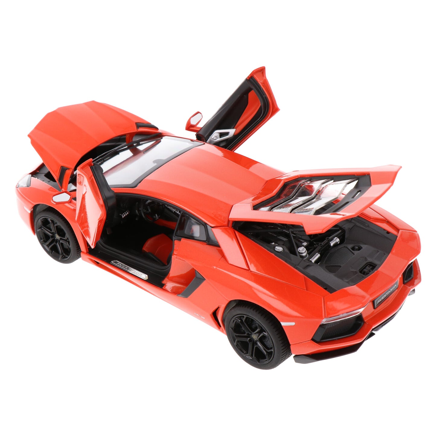 Masinuta metalica lamborghini aventador lp700 portocaliu scara 1 la 18