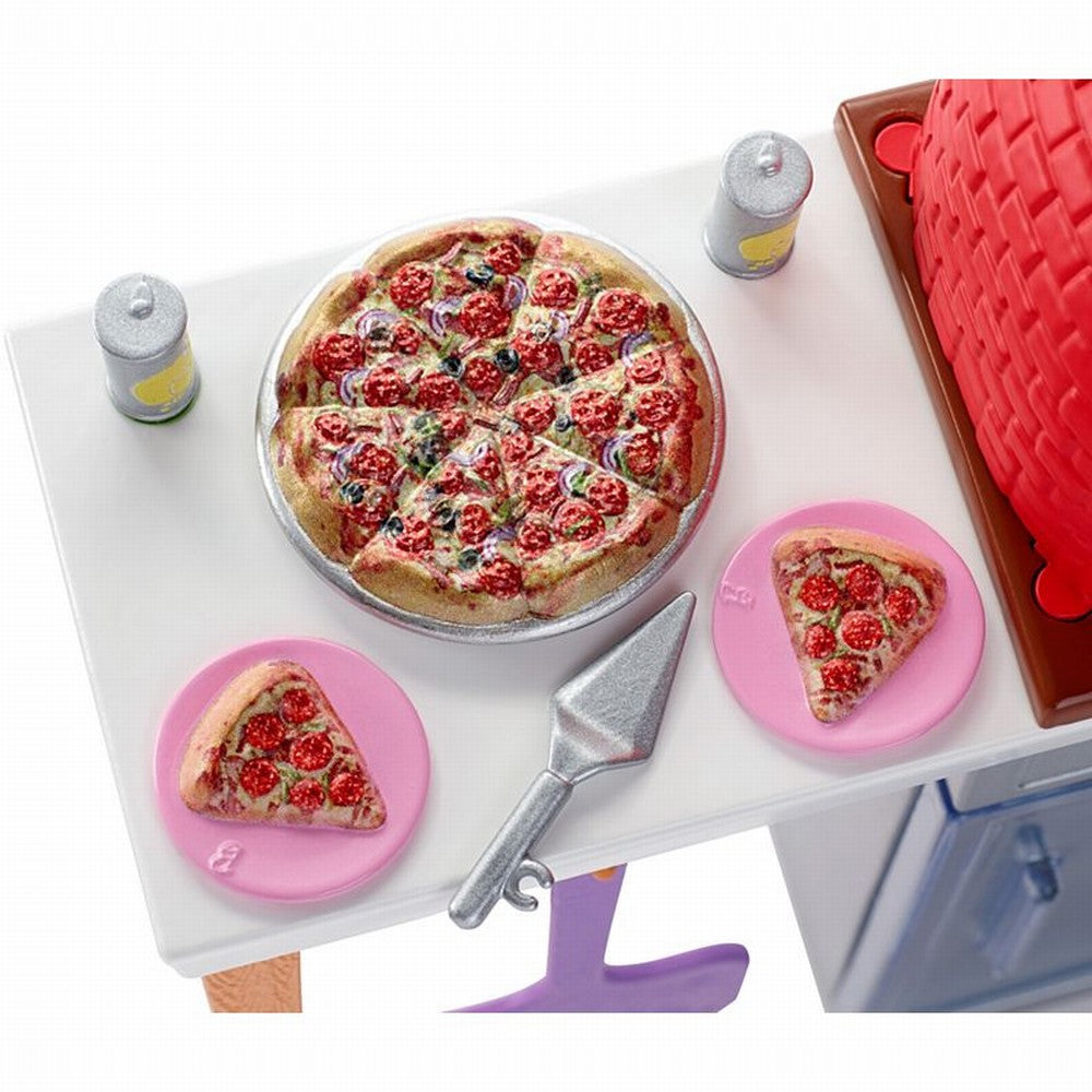 Barbie set mobilier exterior cuptor pizza