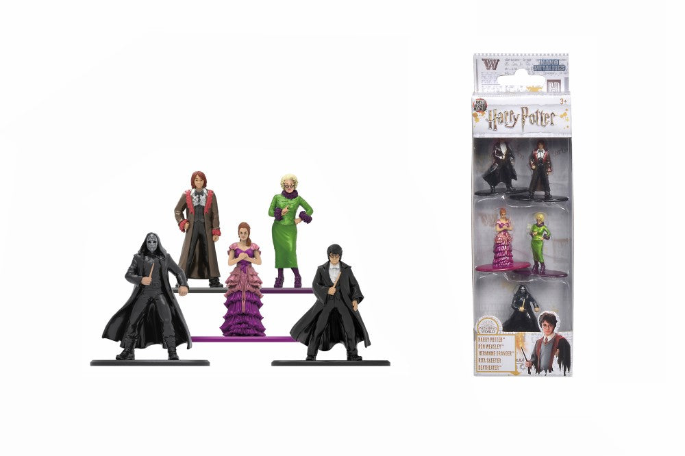 Harry potter 5 figurine metalice in set scara 1 la 65