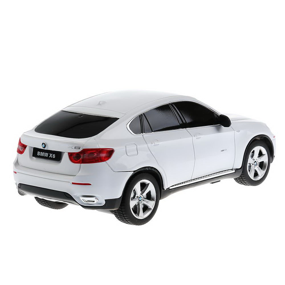 Masina cu telecomanda bmw x6 alb cu scara 1 la 24