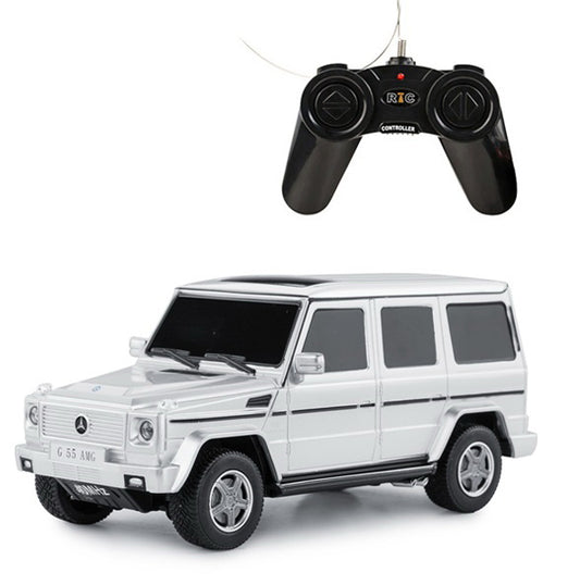 Masina cu telecomanda mercedes-benz g55 gri cu scara 1 la 24