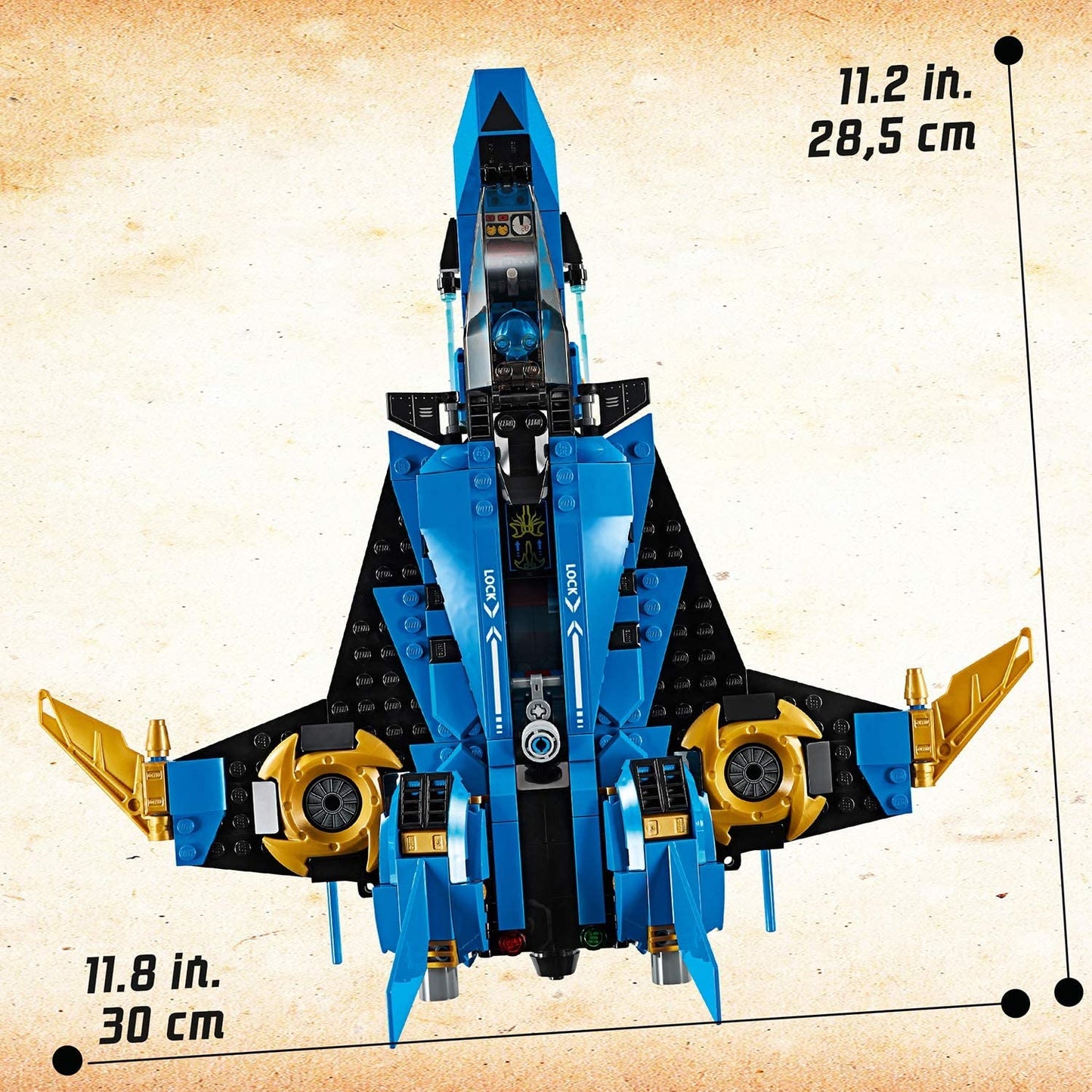 Lego avionul de lupta al lui jay