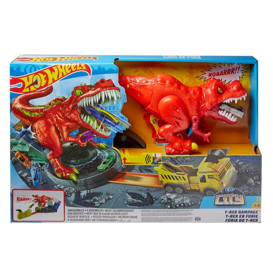 Hot wheels set de joaca t rex