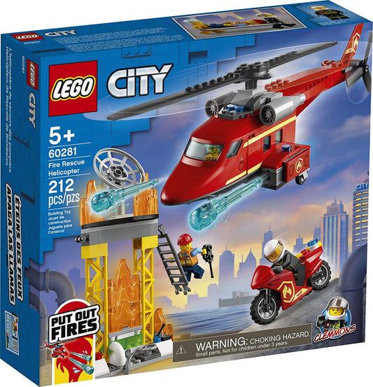 Lego city  elicopter de pompieri 60281