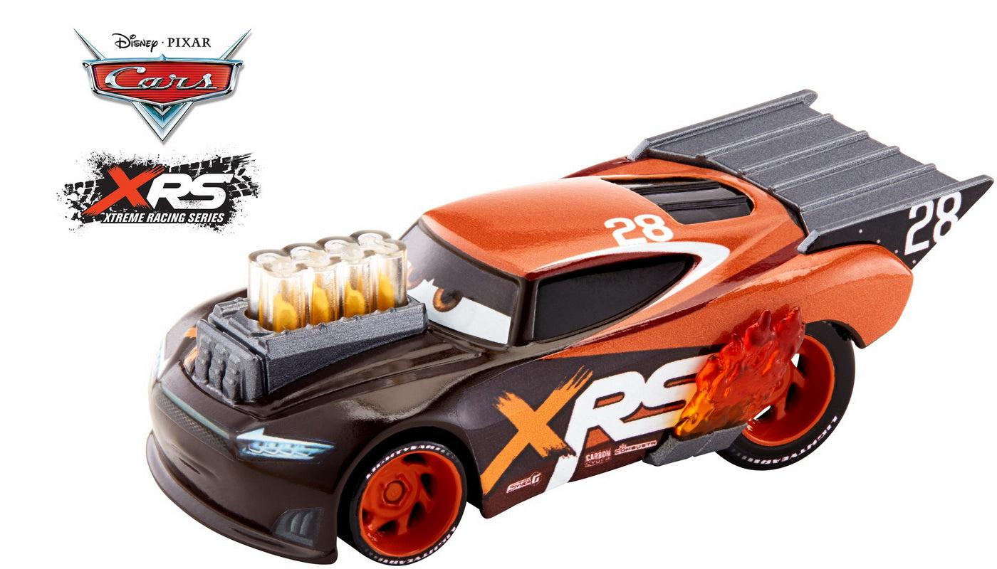 Cars xrs masinuta metalica de curse personajul nitroade