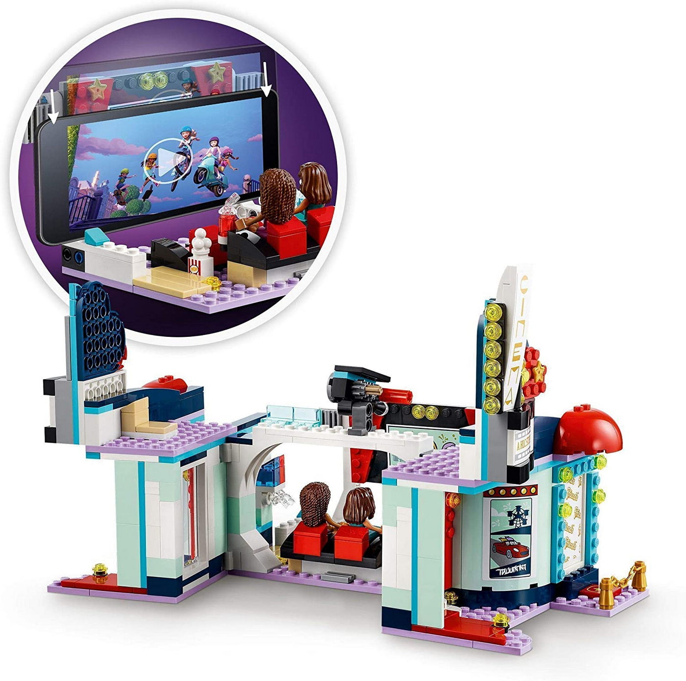 Lego friends cinematograful din heartlake city 41448