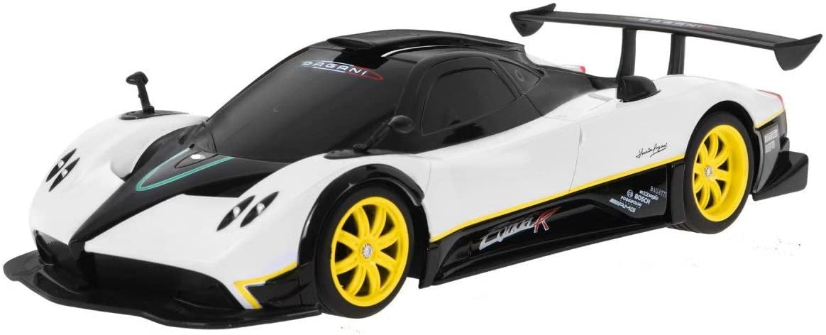 Masina cu telecomanda pagani zonda r alb cu scara 1 la 14