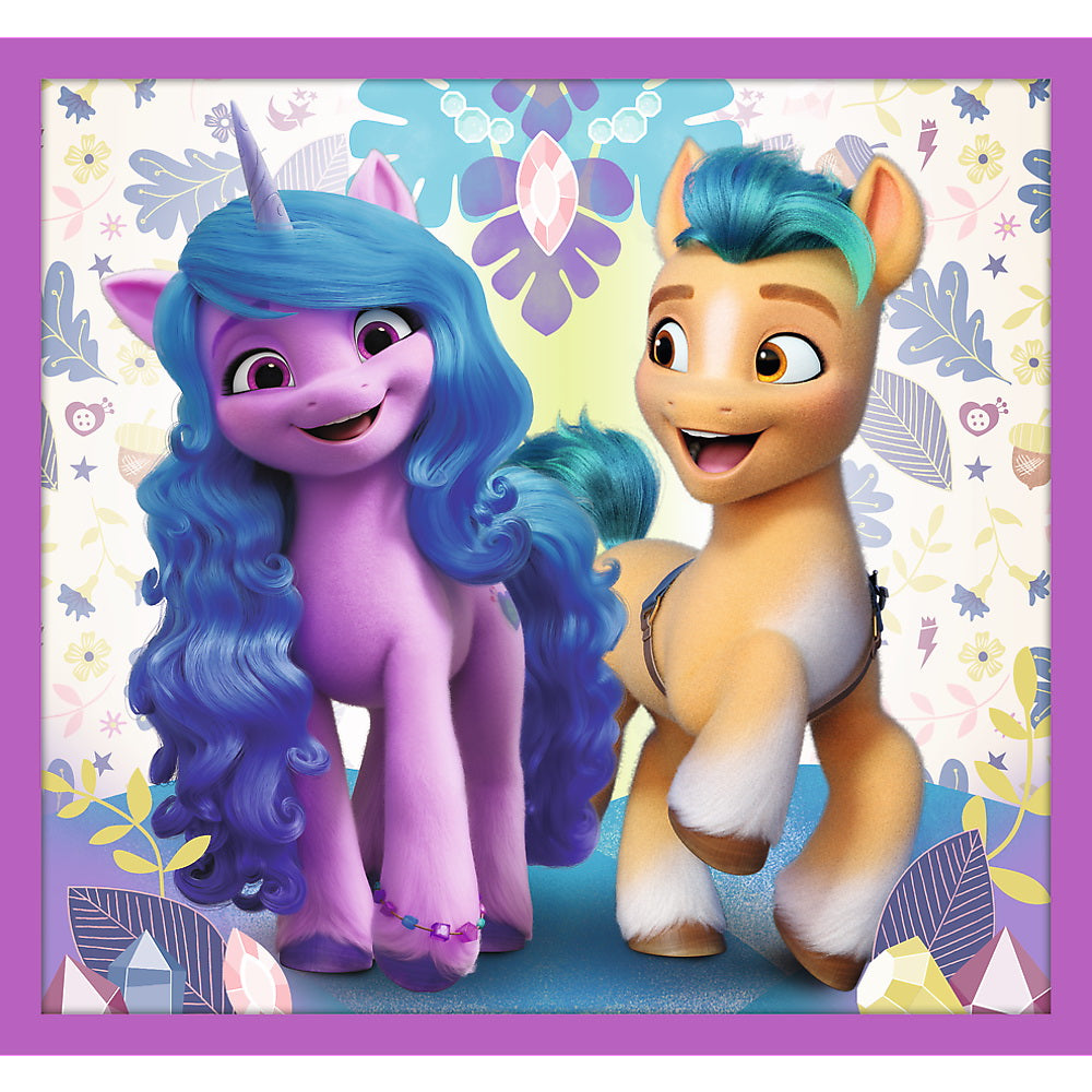 Puzzle trefl 10in1 my little pony -  poneii stralucitori