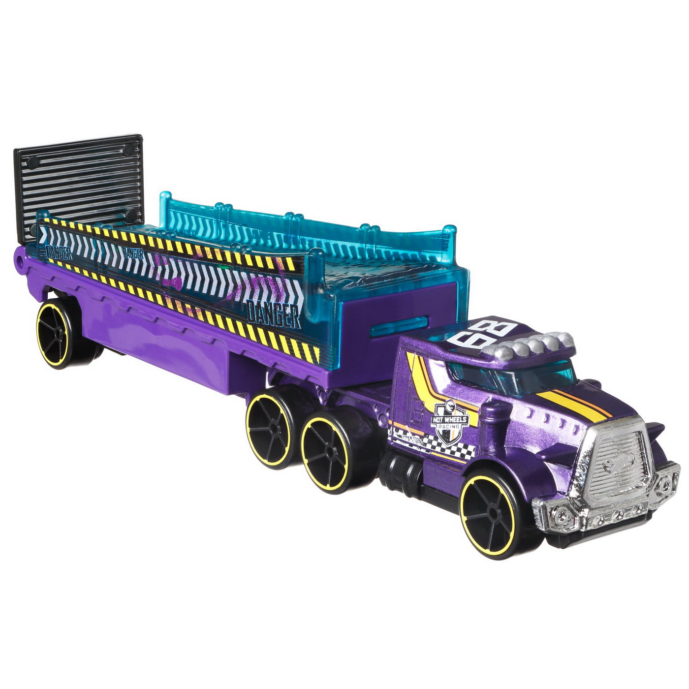 Set camion si masina sport hot wheels rumble road