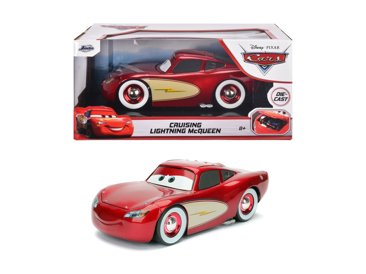 Jada masinuta metalica fulger mcqueen radiator springs scara 1:24