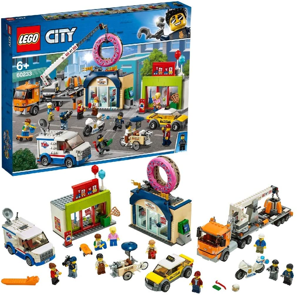 Lego city deschiderea magazinului de gogosi