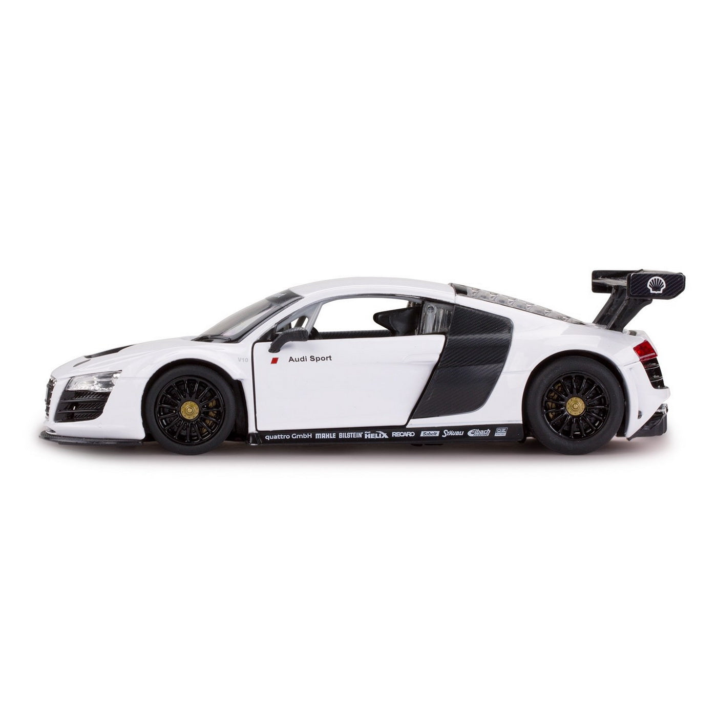 Masinuta metalica audi r8 alb scara 1 la 24