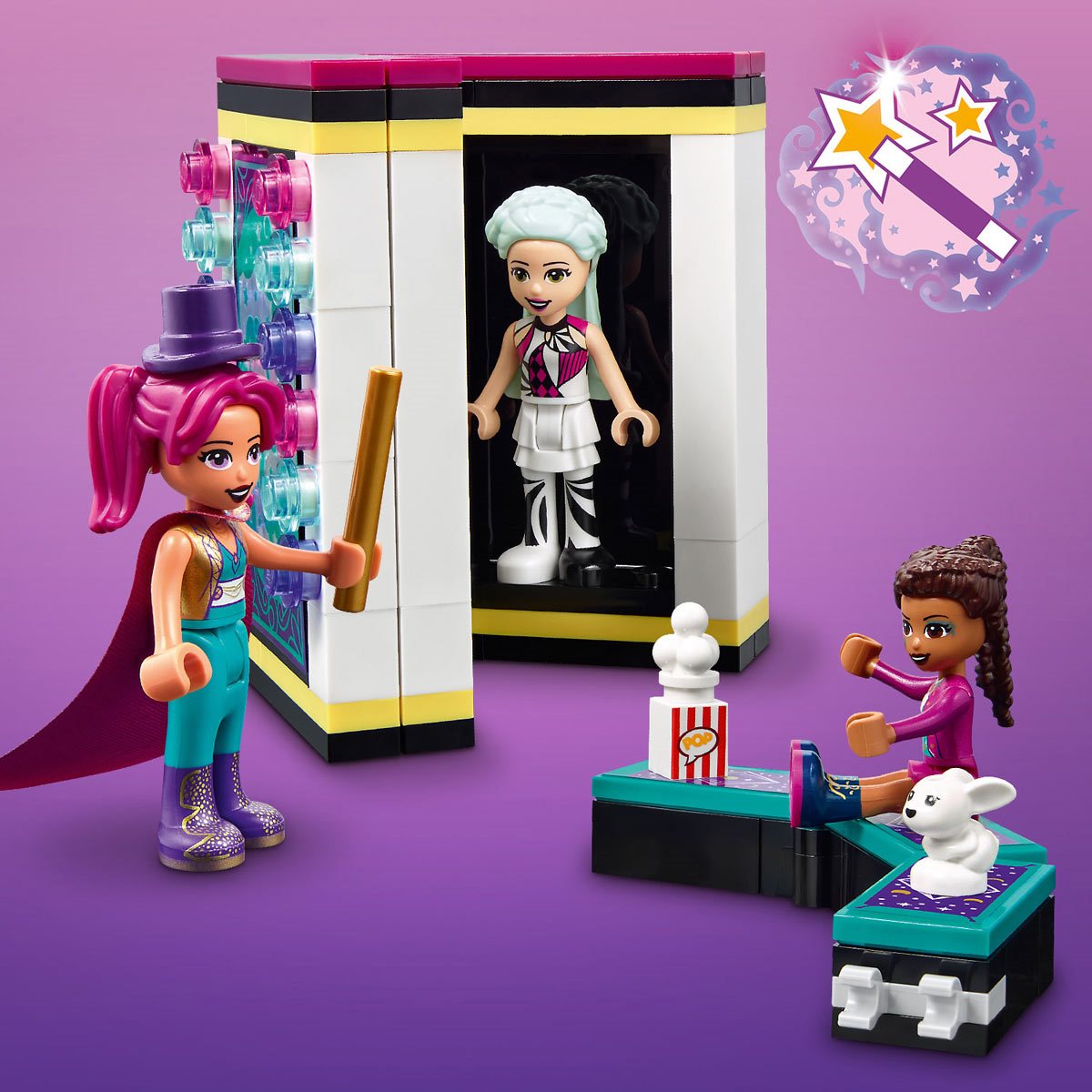 Lego friends montagne russe magic in parcul de distractii 41685