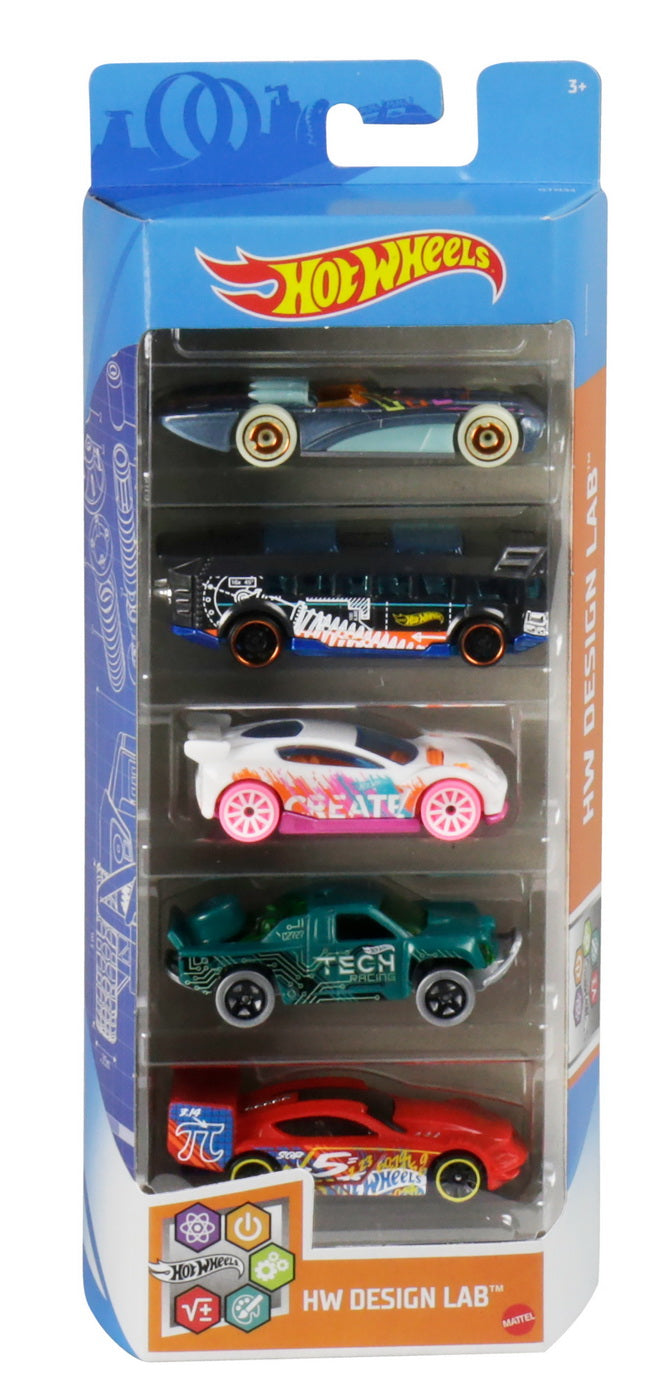 Set 5 masini hot wheels design lab