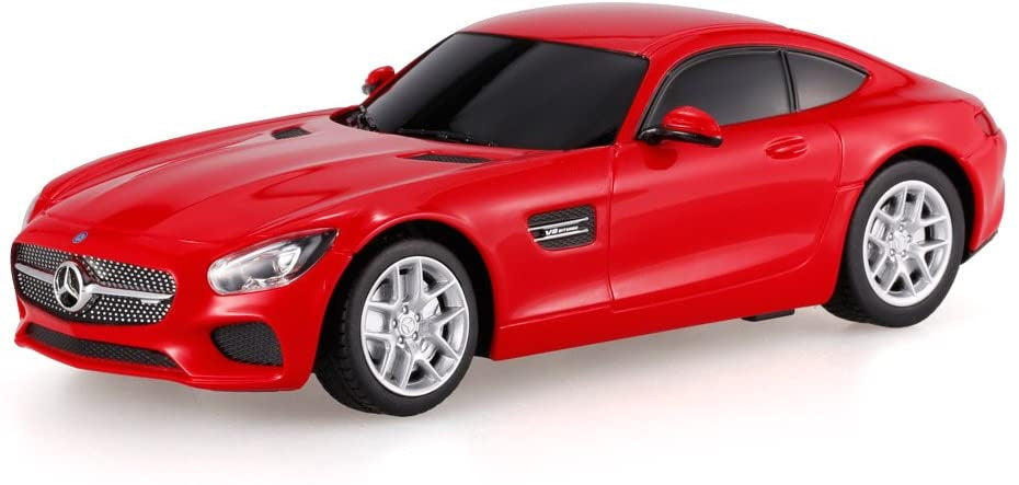 Masina cu telecomanda mercedes amg gt rosu cu scara 1 la 24