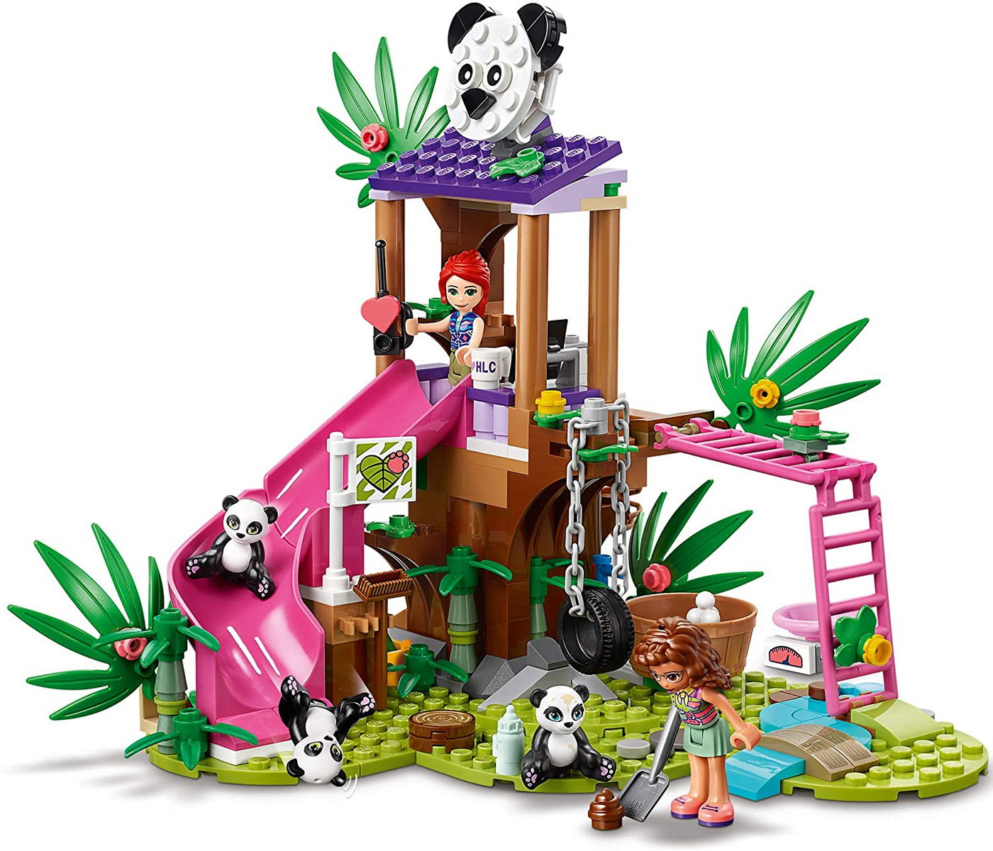 Lego friends casuta din copac in jungla a ursilor panda 41422