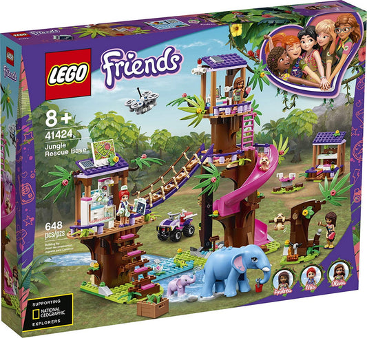 Lego friends  baza de salvare din jungla 41424