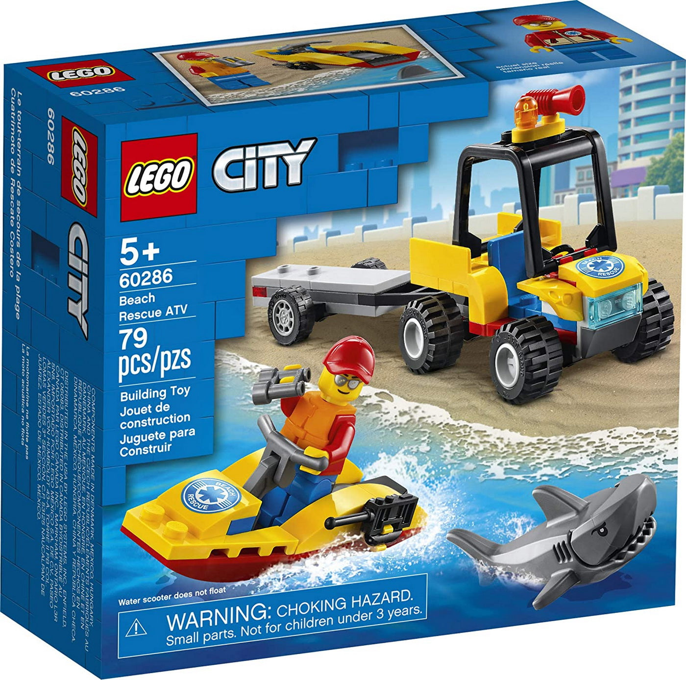 Lego city  atv de salvare pe plaja 60286