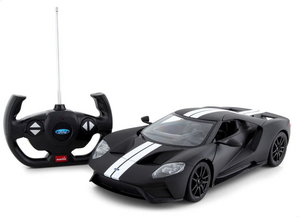 Masina cu telecomanda ford gt negru cu scara 1 la 14