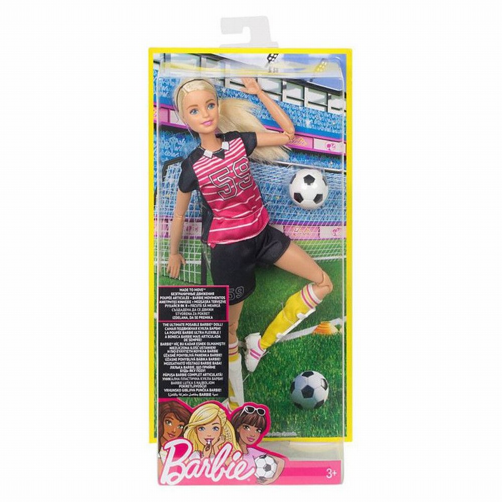 Barbie papusa jucatoare de fotbal