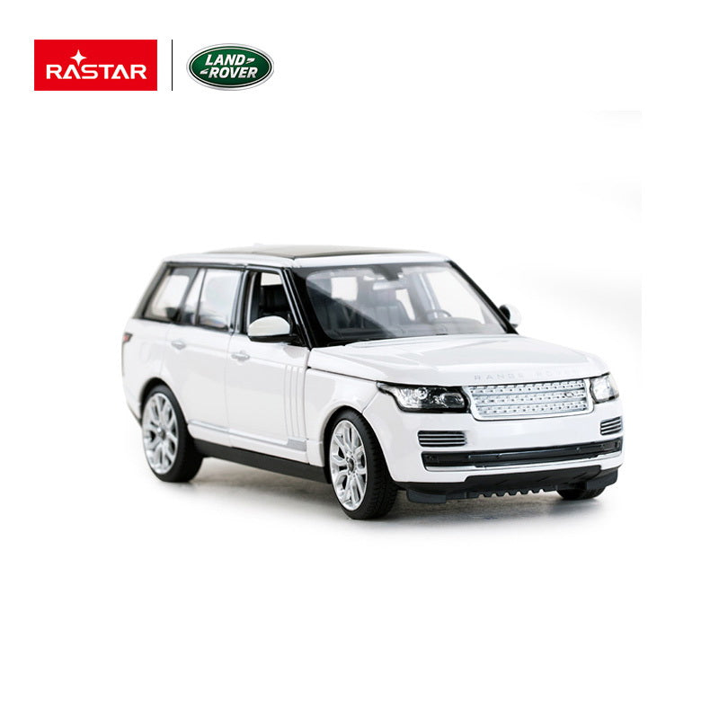 Masinuta metalica range rover alb scara 1 la 24