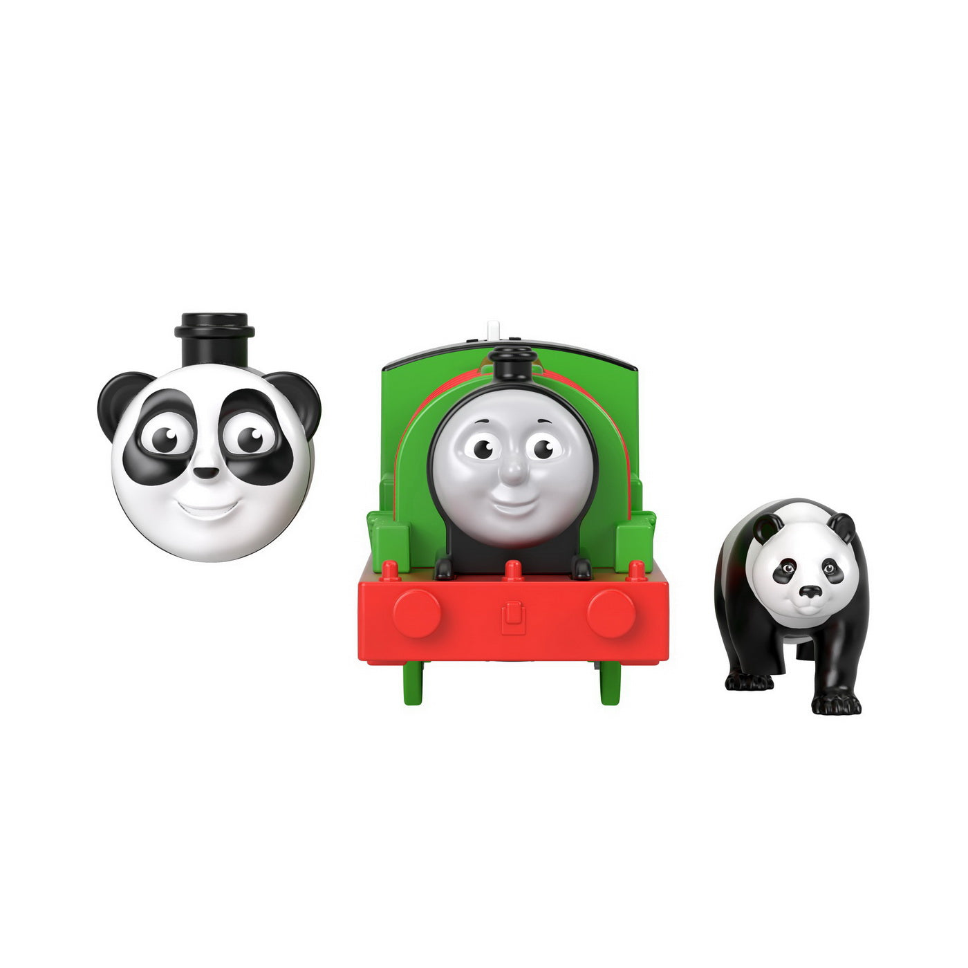 Thomas locomotiva motorizata safari panda percy