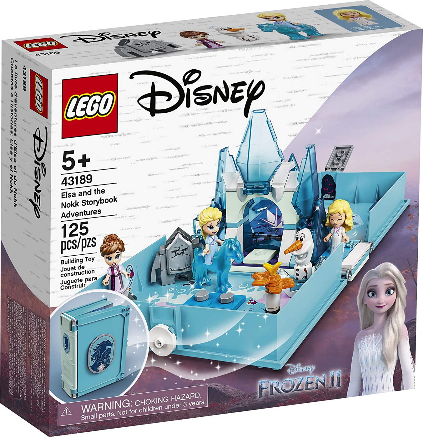 Lego disney princess aventuri din cartea de povesti cu elsa si nokk 43189