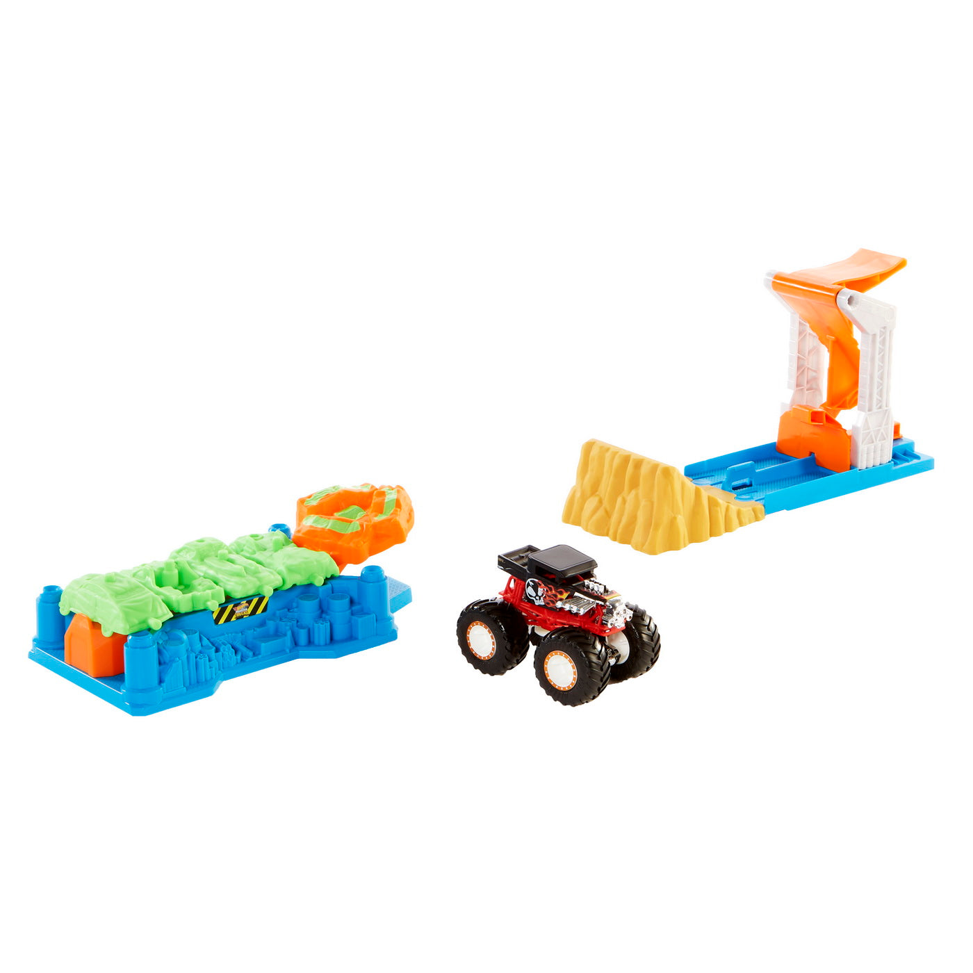 Hot wheels monster truck lansator si masina