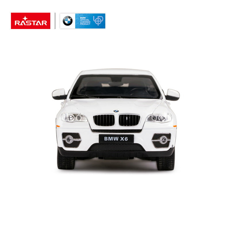 Masinuta metalica bmw x6 alb scara 1 la 24