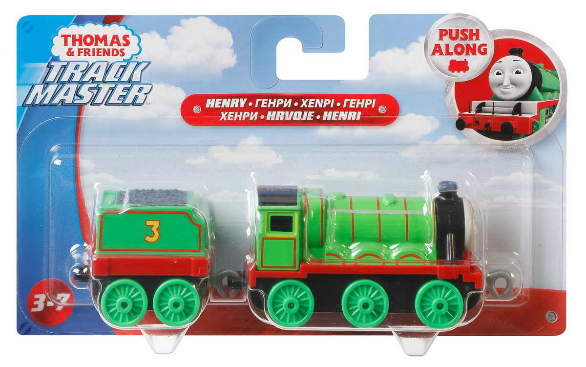 Thomas locomotiva cu vagon push along henry