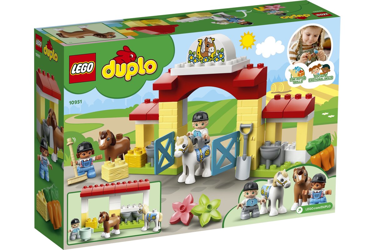 Lego duplo  grajd pentru cai si ingrijirea poneilor 10951